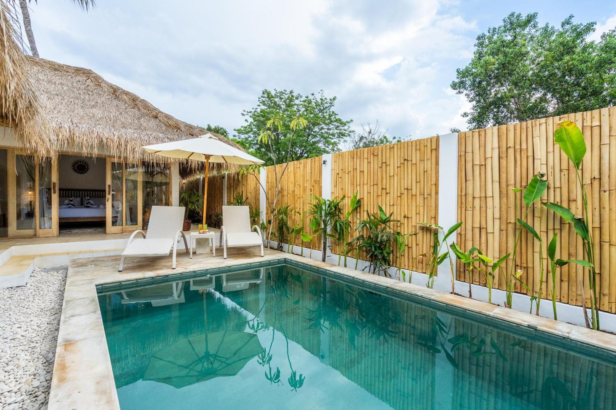 Villa Kelapa Kucing Gili Air Exterior foto