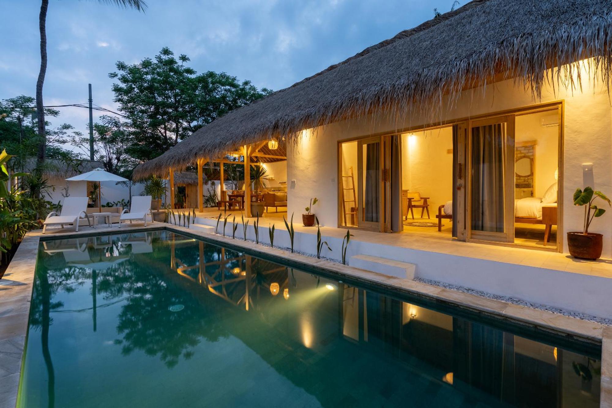 Villa Kelapa Kucing Gili Air Exterior foto